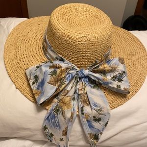 Scala Natural Rafia Big Brim Sun Hat |